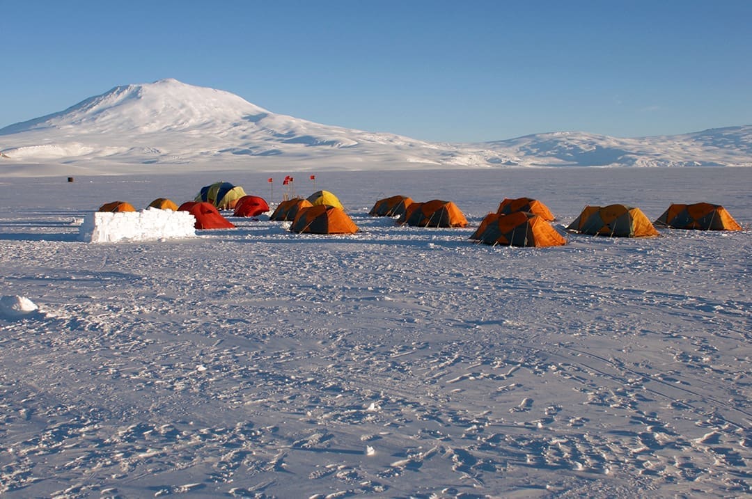 Ice camping training